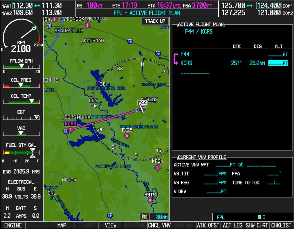 Descent Planning with the G1000