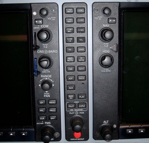 G1000 Display Backup Button