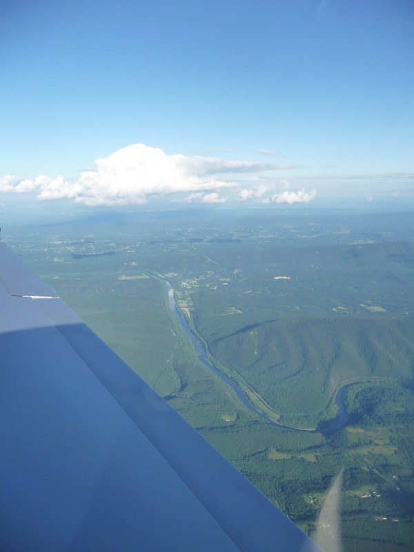 Appalachian Mountains from the air