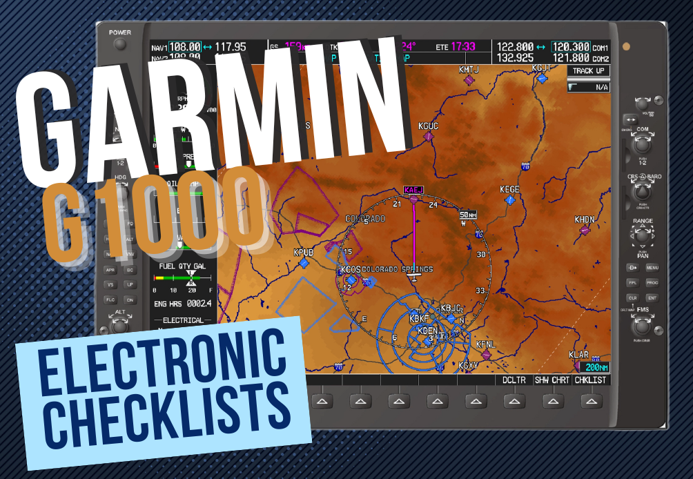 Garmin G1000 Electronic Checklist