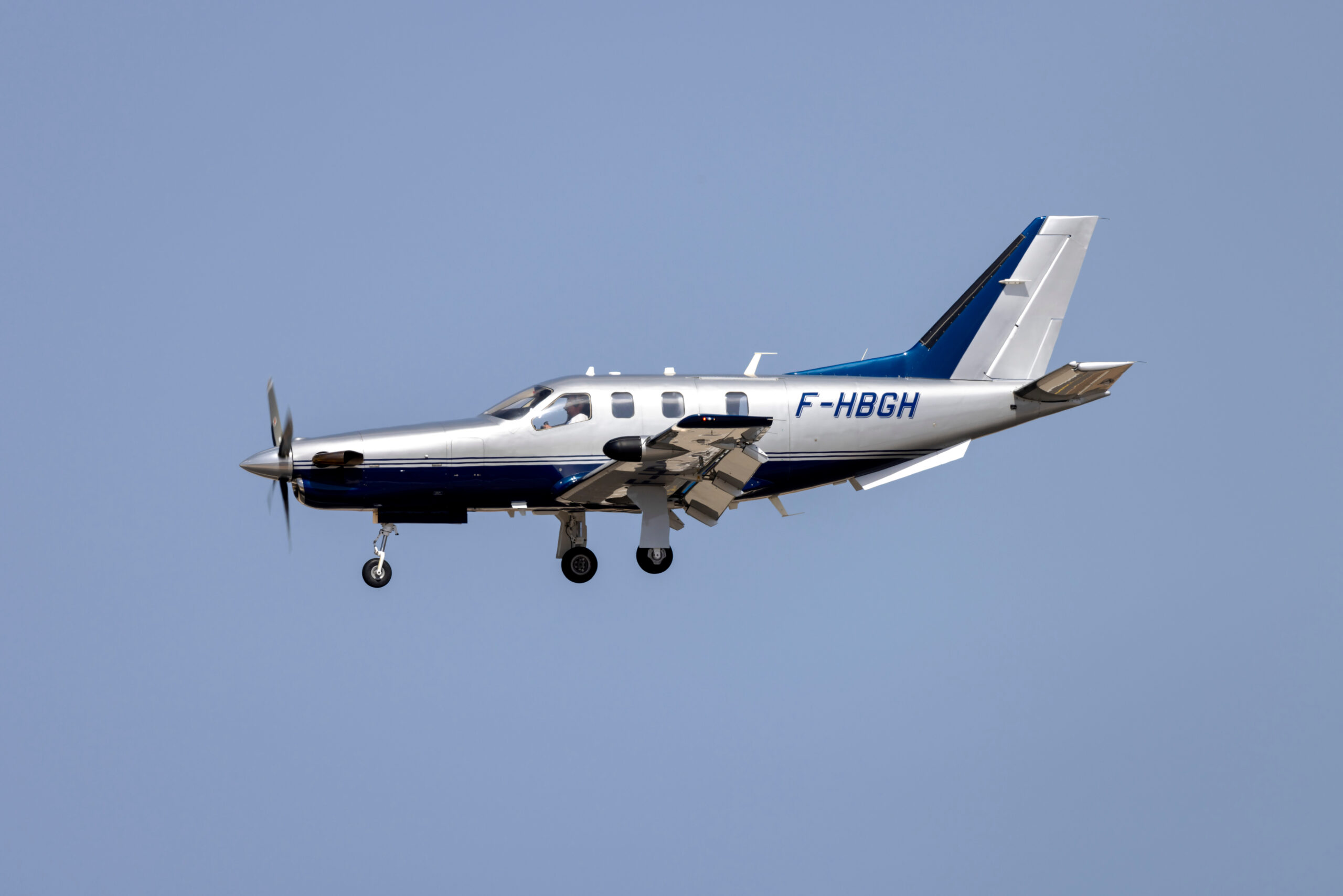 Luqa, Malta - September 8, 2022: Private Socata TBM-700 (REG: F-HBGH) coming in for landing. 2026.05.11 03.22 Flyhpa 6a01f4212fe46 Scaled