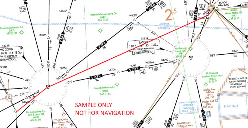 Proceed Direct Destination // IFR Direct using GPS  High Performance 